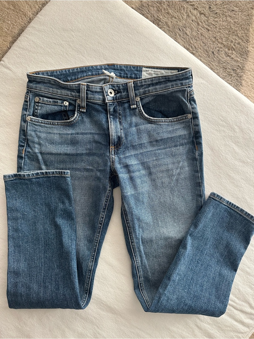 rag & bone Jeans in Medium Blue Wash